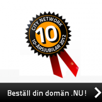 Citynetwork erbjuder domännamn för 10 kr styck och är ett av Sveriges främsta webbhotell.